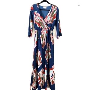 Lulu's Everly Kimono Maxi Dress